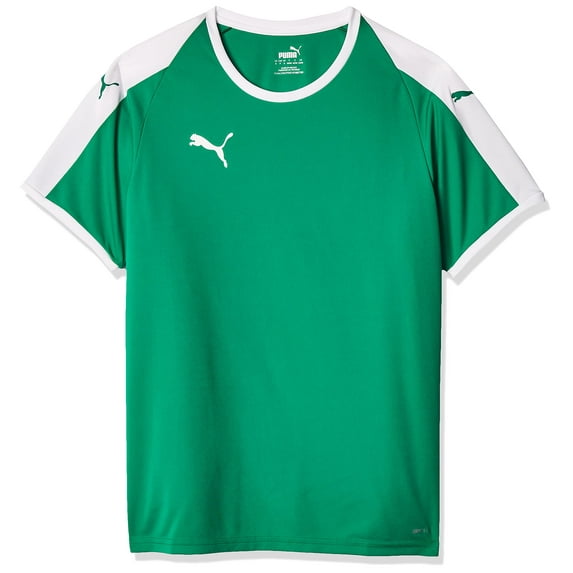 PUMA Mens Liga Jersey - Pepper Green/White - Large