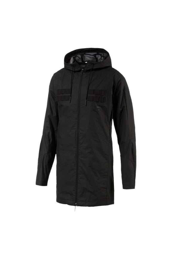 - Mens Pace Lab Hood Jacket, Size: Large, Color: Puma Black