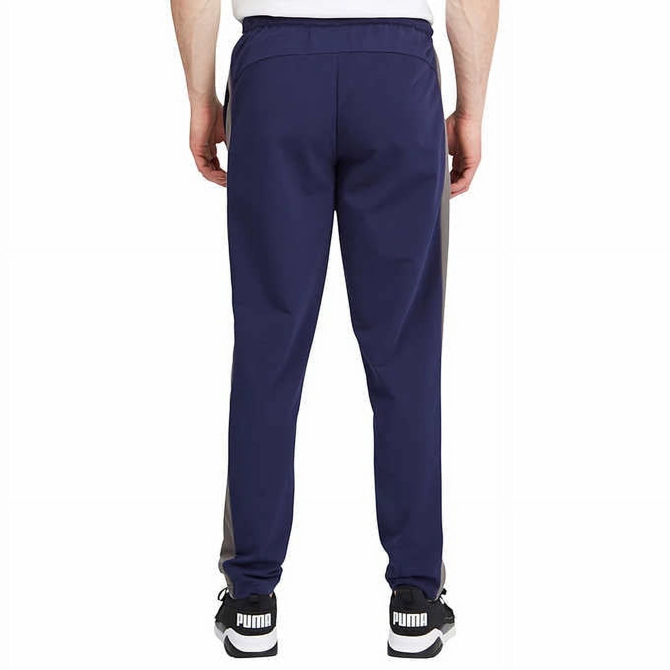 PUMA Mens Pants Male Dual Side Seam Pockets Blue Medium Size Training ...