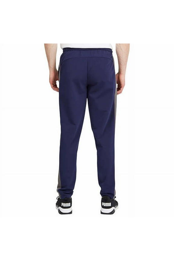 Mens Pants Male Dual Side Seam Pockets Blue Medium Size Training Jogger Pant for Men