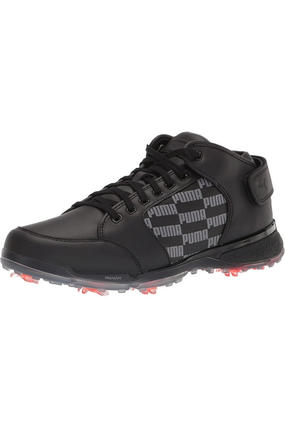 Mens Proadapt Delta Mid Golf Shoe 9.5 Puma Black-quiet Shade