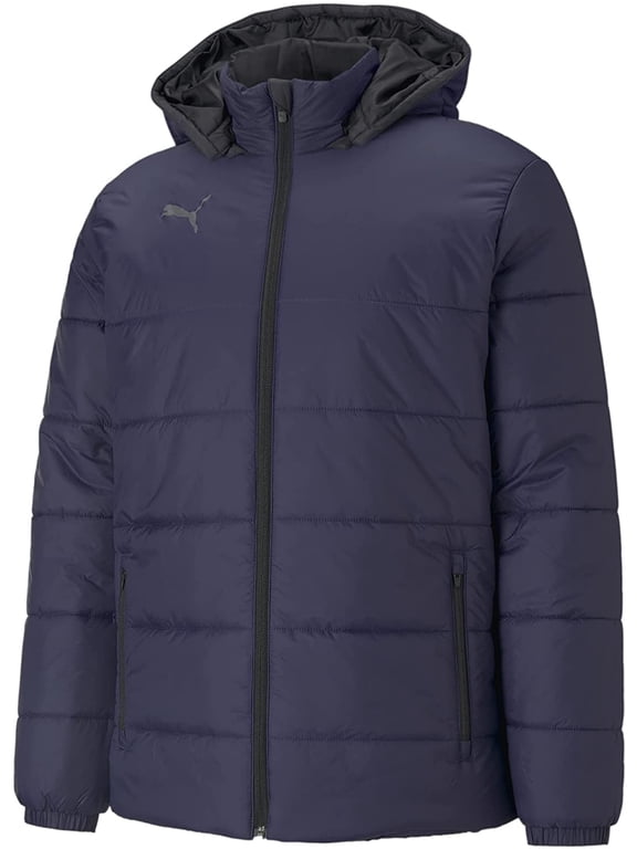 Mens Teamliga Padded Jacket Large Peacoat/White