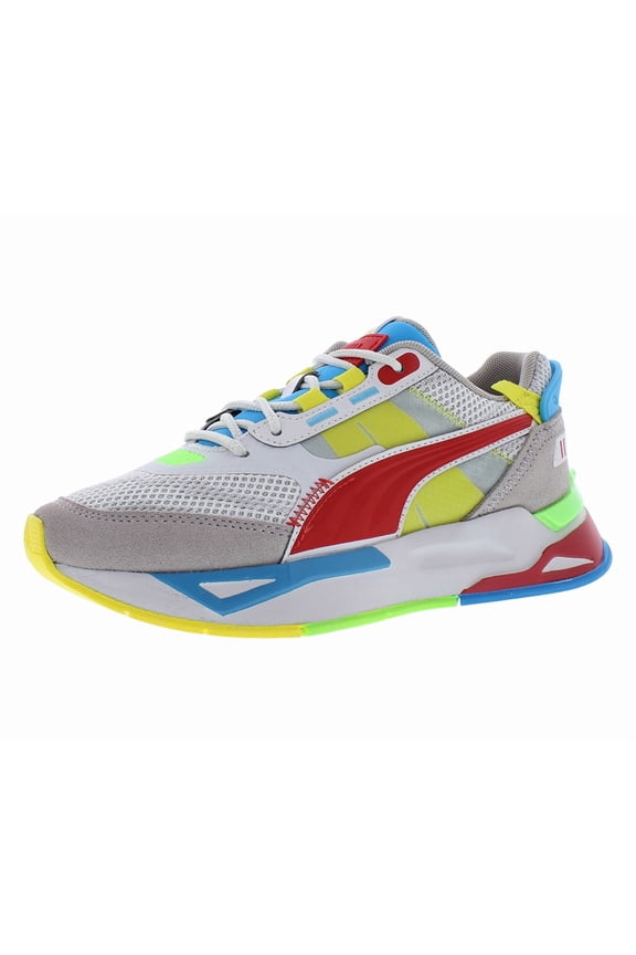 Mirage Sport Tech Charcoal & Paint GS Boys Shoes Size 4, Color: Feather Gray/For All Time Red