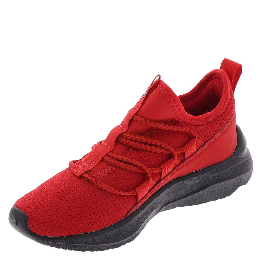 PUMA One4All SlipOn (Little Big Kid) Textile Sneaker, High Risk Red