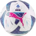PUMA Orbita Serie A FIFA Quality Soccer Ball (White/Blue, 5)