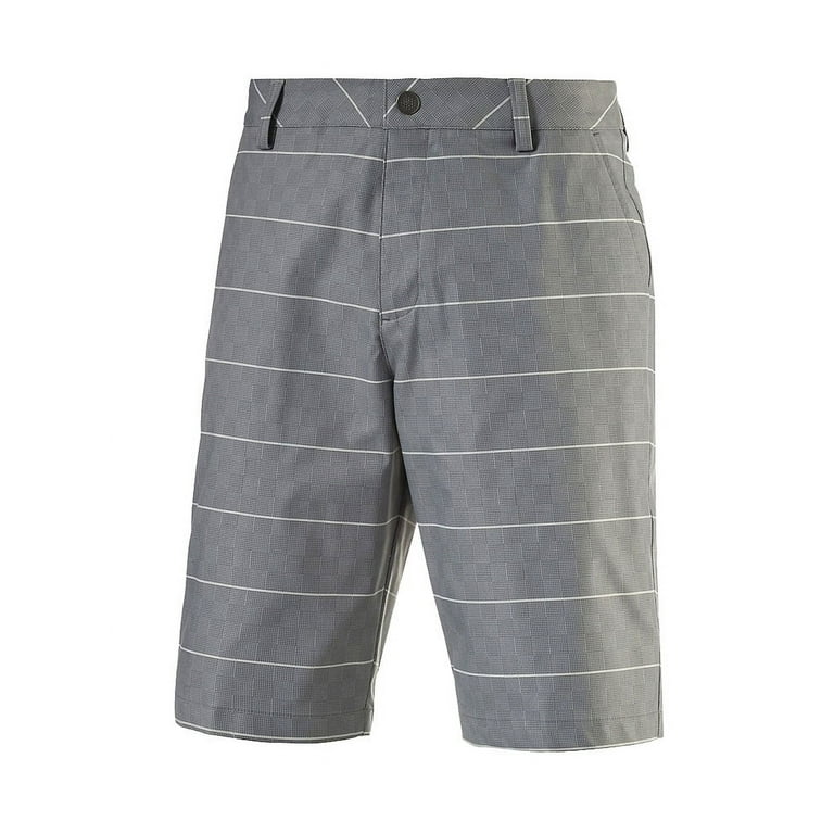 Puma plaid shorts online