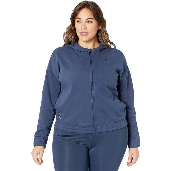 PUMA Plus Size Train Favorite Fleece Full Zip 2X Spellbound