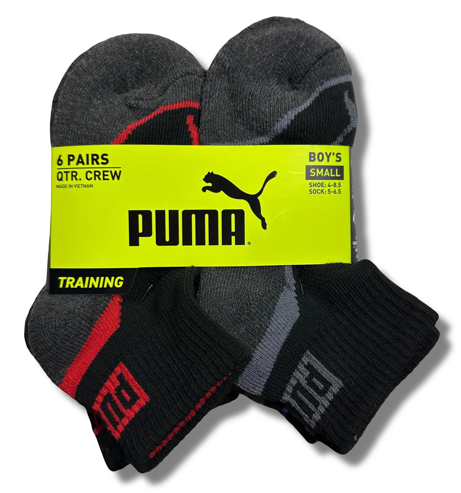 Men's Half-Terry Quarter-Length Crew Socks (3 Pairs) | PUMA