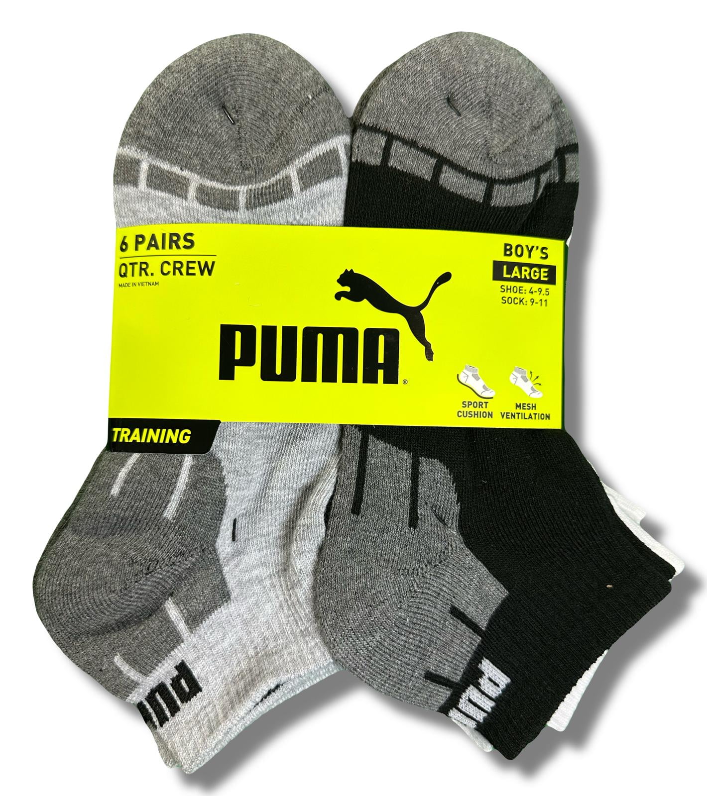 大特価セール PUMA-SOCKS-BOYS-X6-QUARTER-CUT ベビー