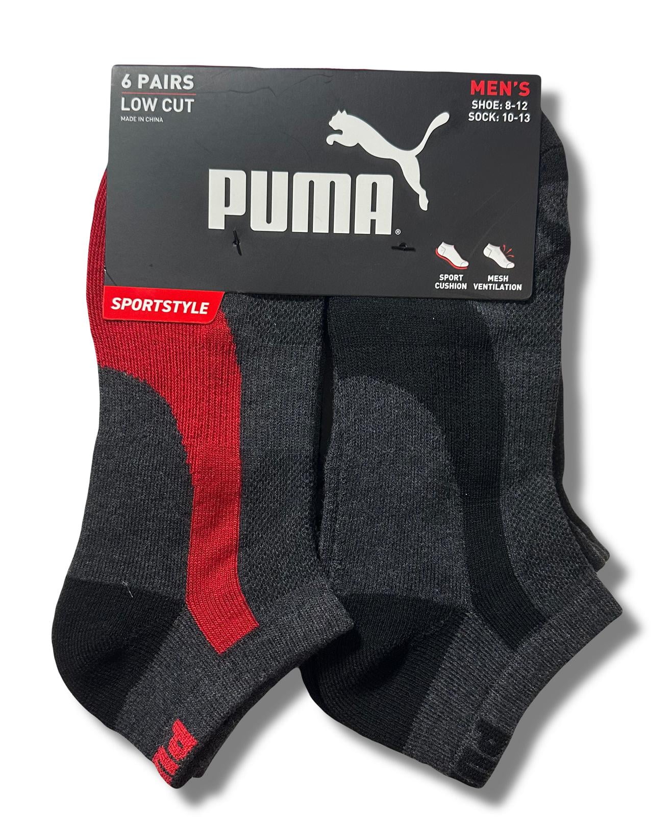 Red puma socks on sale