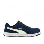 PUMA Safety Mens Iconic Low Composite Toe EH Work Shoes Navy Suede - 640025 ONE SIZE Navy