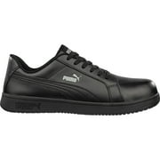 PUMA Safety Mens Iconic Black Low SD Work Shoes Composite Toe Slip Resistant
