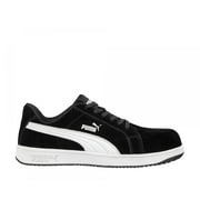 PUMA Safety Mens Iconic Suede Low EH Work Shoes Composite Toe Slip Resistant ONE SIZE BLACK