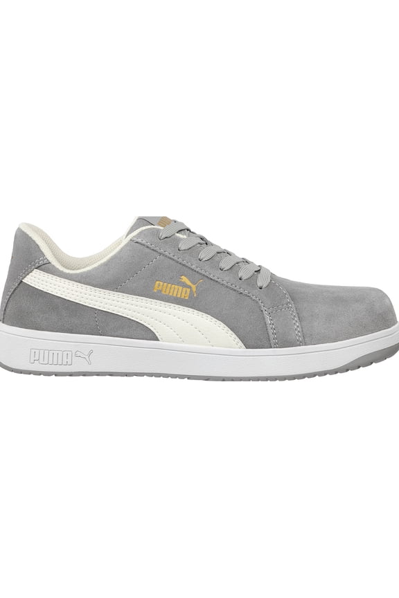 Safety Men's Iconic Suede Low SD Work Shoes Composite Toe Slip Resistant