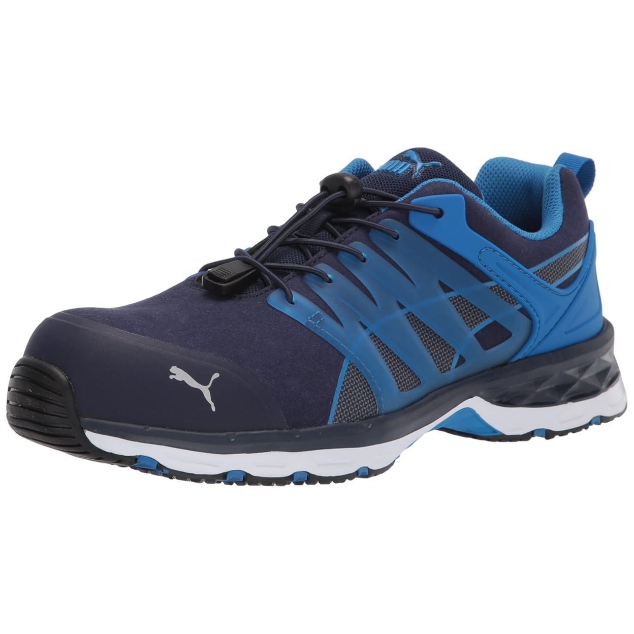 Cap Safety Fiberglass PUMA Safety Metal Men ASTM Resistant Free Slip Safety ONE Blue Toe Velocity 2.0 Low Toe SD Shoes