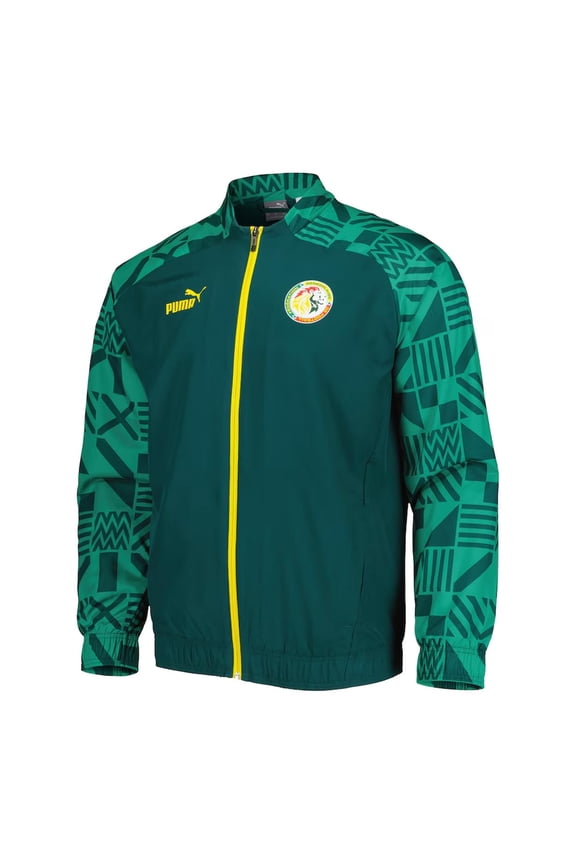Senegal Pre-Match Track Jacket 22 (US, Alpha, XX-Large, Regular, Regular, Green)