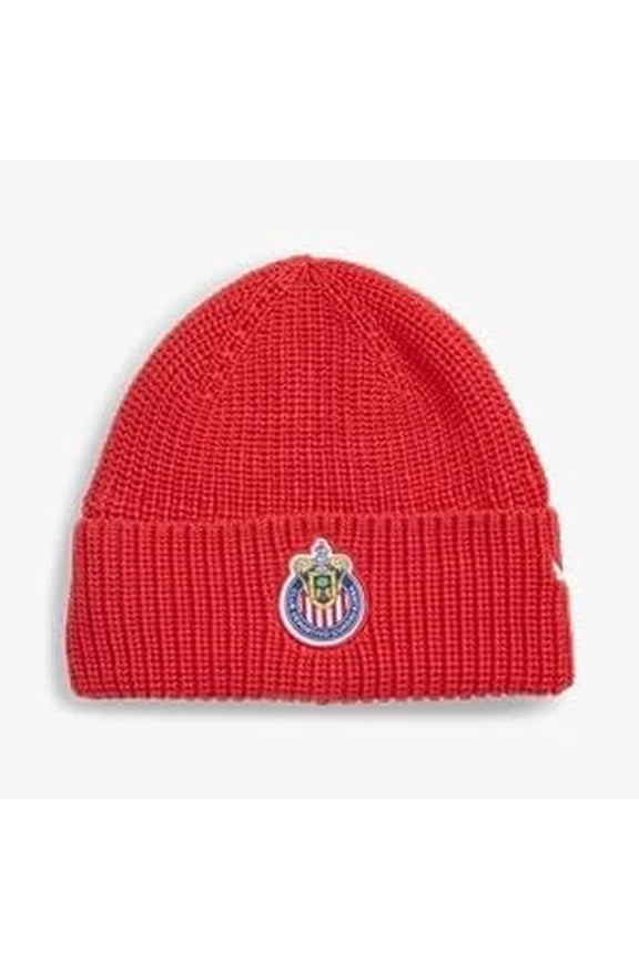 Standard Chivas Essentials Beanie, Red-White AH25