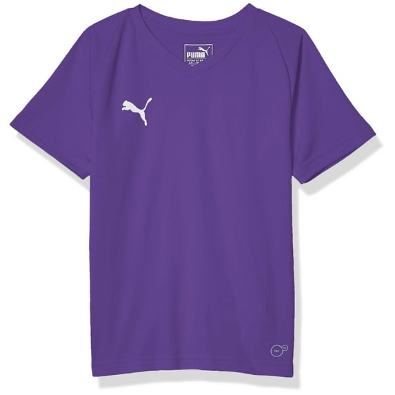 PUMA Unisex Liga Core Jersey Youth - Prism Violet/White - Large