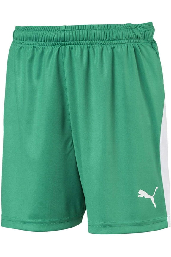 Unisex Youth Liga Shorts Large Pepper Green/Puma White