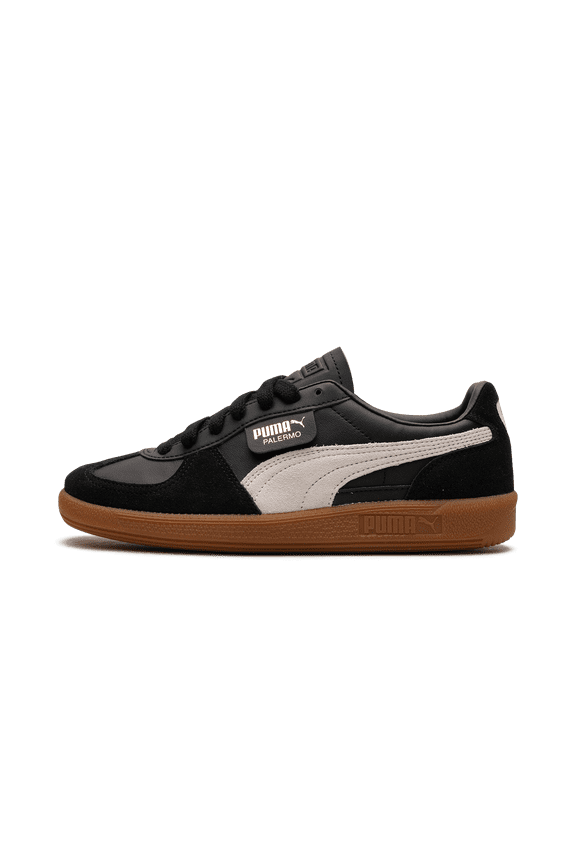 WOMENS PALERMO LEATHER Womens "PUMA BLACK / FEATHER GRAY / GUM" 39764703 39764703 from Stadium Goods