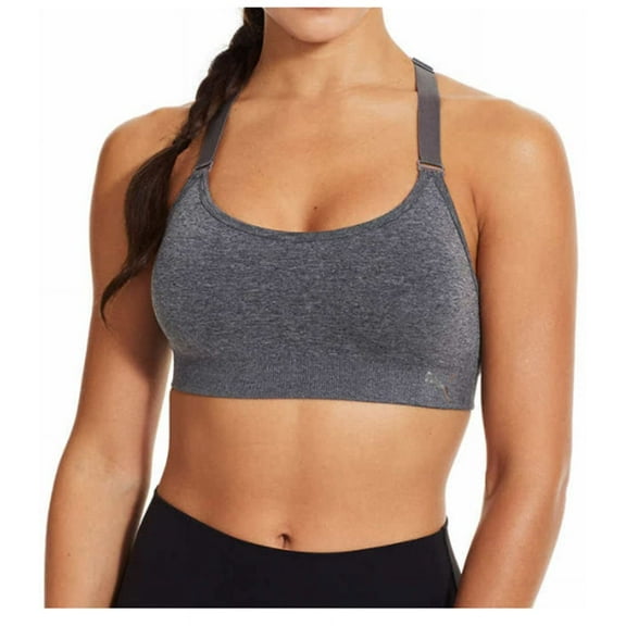 PUMA Women Sports Bra, 3-Pack Size: XXL, Color: Black/White/Gray