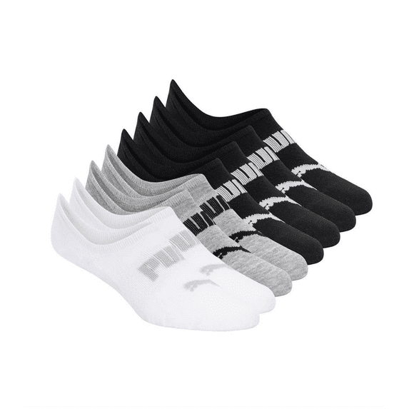 PUMA Women's 8 Pairs No Show Sneaker Socks