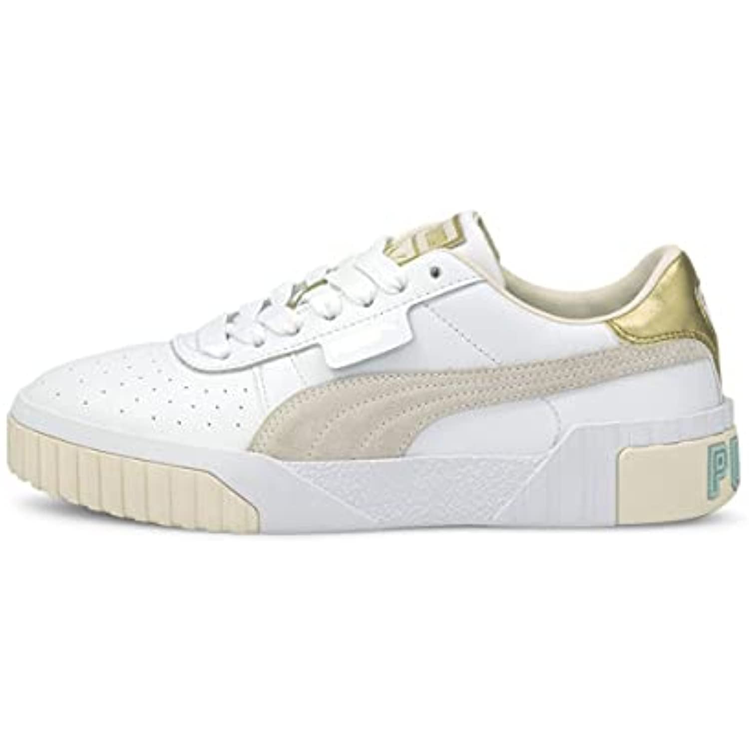 PUMA Classic Shoes Cali athletic shoes white gold size 9 womens New Puma Women main image 3