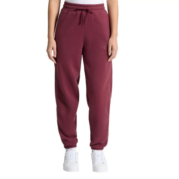 PUMA Women's Fleece Jogger Sweatpant with Pockets (Red/Medium)