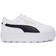 thumbnail image 1 of PUMA Women's KARMEN REBELLE Sneaker, Puma White-Puma Black, 10, 1 of 5