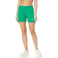 thumbnail image 1 of PUMA Women's Liga Shorts, Pepper Greenpuma White, S, 1 of 2