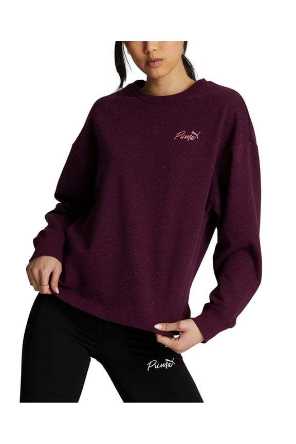 Women's Live in Crewneck, Dark Jasper-NEP, X-Small