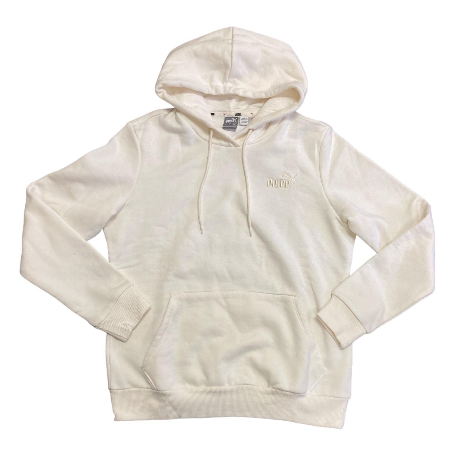 トップス Philme logo sweat ivory L PUMA Women's Long Sleeve Fleece Lined Embroidered Logo