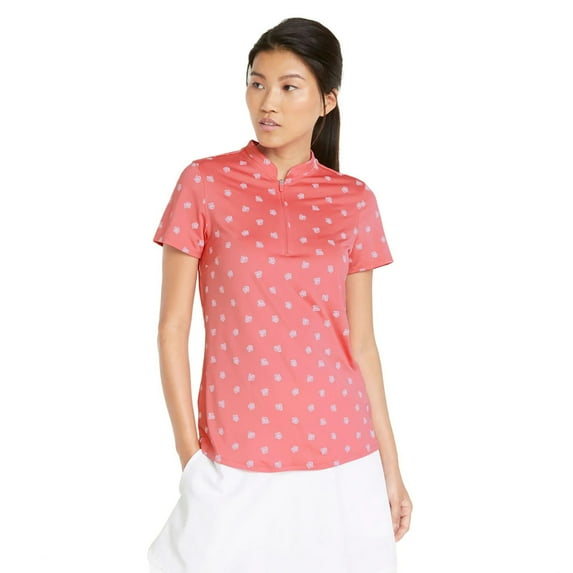 Puma Golf Mattr Hibiscus Shirt Polo Short Sleeve Women Choose Size & Color