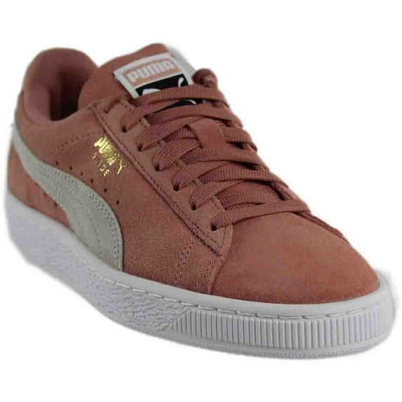 PUMA Women\'s Suede Classic Wn, Cameo Brown-Puma White, 9 M US