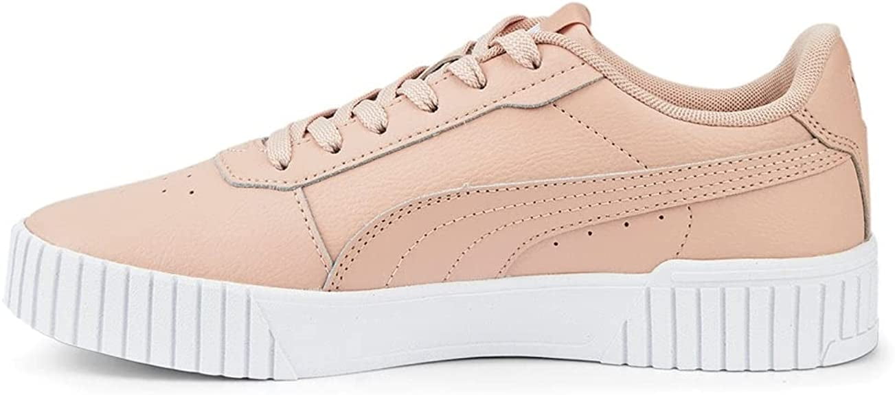 PUMA Womens Carina 2.0 Platform Sneakers Shoes Casual, Rose Quartz/Rose Quartz/Silver/White, 8.5 M