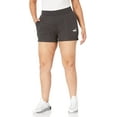 thumbnail image 1 of PUMA Womens Essentials 4 Sweat Shorts 2X Dark Gray Heather, 1 of 2