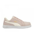 thumbnail image 1 of PUMA Womens Iconic Low Composite Toe Work Shoes Pink Suede Size 640145, 1 of 4