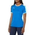thumbnail image 1 of PUMA Womens Liga Jersey - Electric Blue Lemonade/White - X-Small, 1 of 3