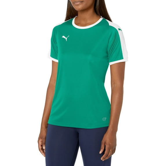 PUMA Womens Liga Jersey - Pepper Green/White - X-Large