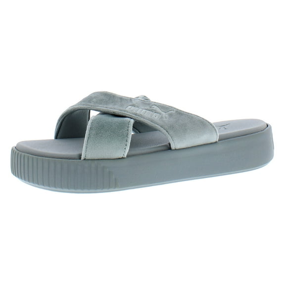 PUMA Womens Platform Slide Sandal 9.5 Quarry