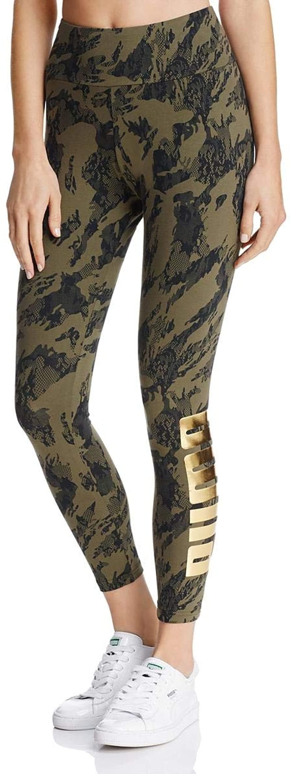 PUMA Womens Rebel Camo Print Leggings Walmart