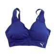 thumbnail image 1 of PUMA Womens Removable Cups Racerback Sports Bra 1 Pack,Blue,Small, 1 of 1