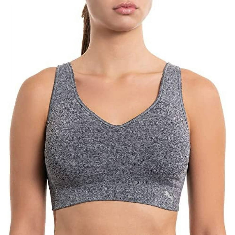 PUMA Womens Removable Cups Racerback Sports Bra 1 Pack 
