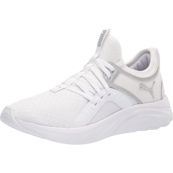PUMA Womens Softride Sophia Running Shoe 6 Puma White-metallic Silver
