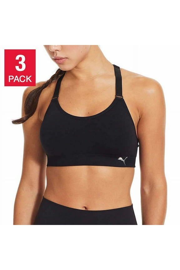 Womens Sports Bra, 3 Pack