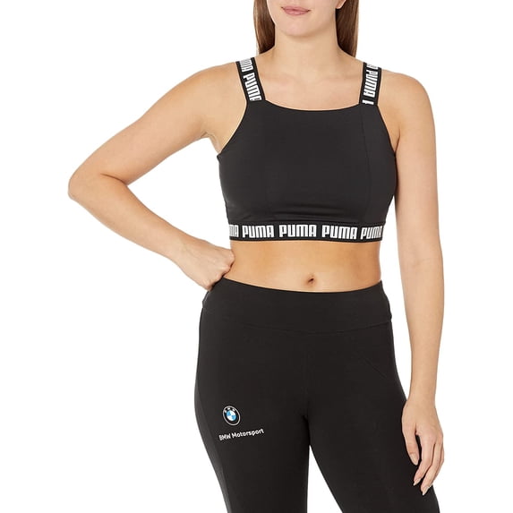 PUMA Womens Strong Training Crop Top BLK-L