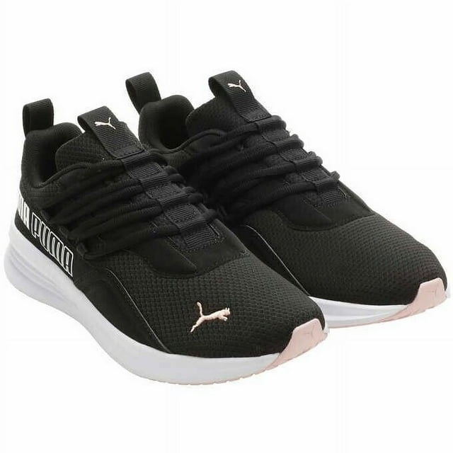 PUMA Womens Vital Refresh Black/Pink Athletic Sneakers
