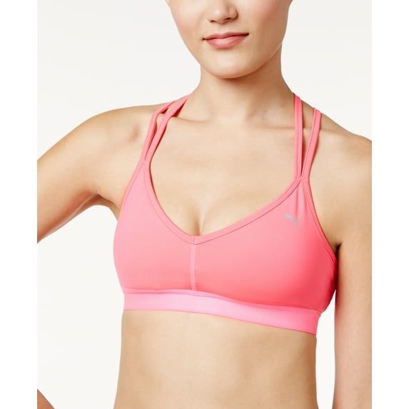 PUMA Womens Yogini Live Bra, Knockout Pink Knockout Pink XS