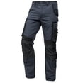 thumbnail image 1 of PUMA Workwear Precision X Work Pants for men - Premium Trousers with Multiple Pockets and Reinforced Knees - Ideal for Craftsmen, Manufacturing, and Construction - Anthracite/Black - 36W / 32L, 1 of 7