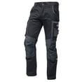 thumbnail image 1 of PUMA Workwear Precision X Work Pants for men - Premium Trousers with Multiple Pockets and Reinforced Knees - Ideal for Craftsmen, Manufacturing, and Construction - Black/Grey - 36W / 32L, 1 of 7